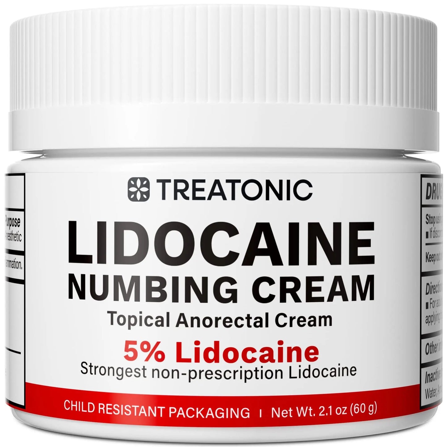 5% Lidocaine Topical Numbing Cream: Maximum Strength Topical Anesthetic Numb Cream for Pain Relief, Itching, Burning, Soreness, Hemorrhoid - Fast Acting & Long Lasting Numbing Formulation - 2.1 oz - dailyvitalstore