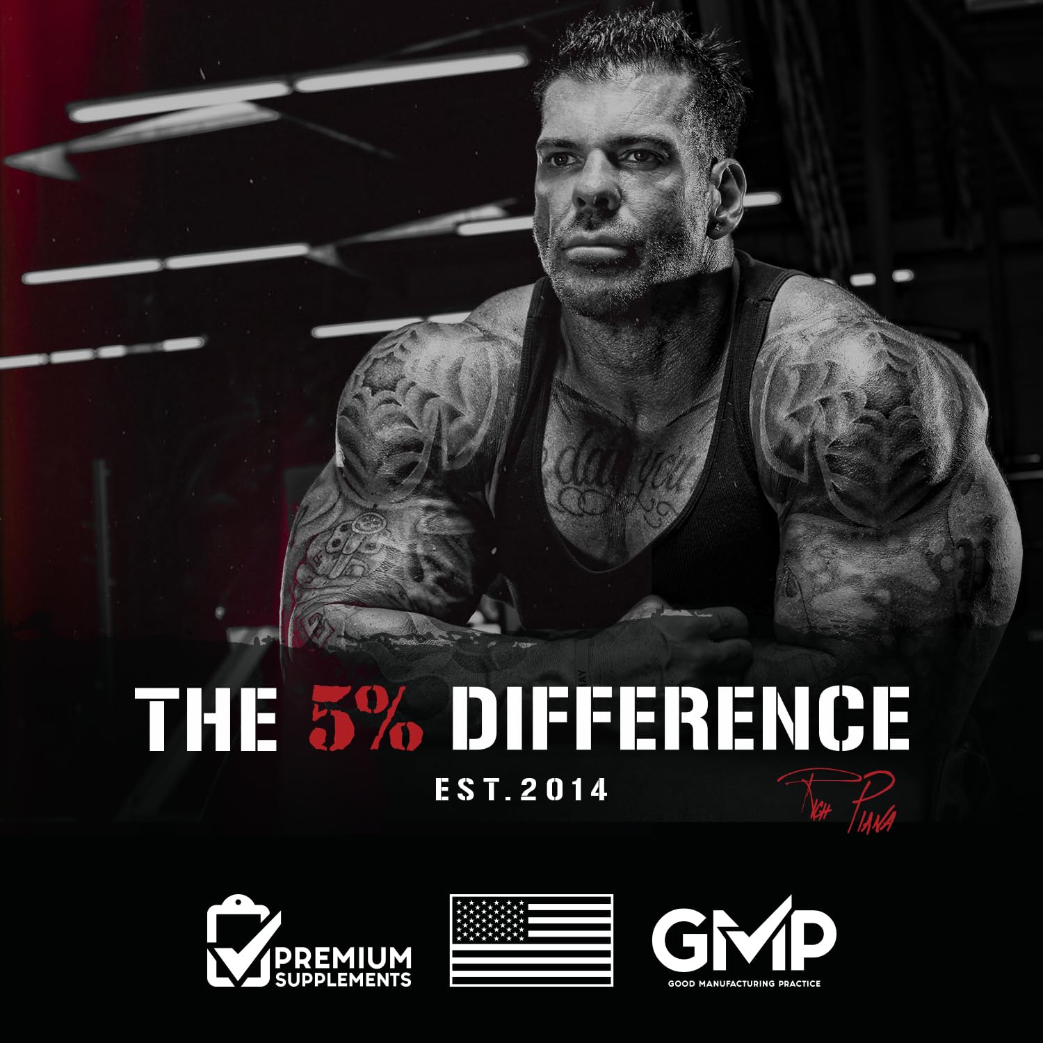5% Nutrition Rich Piana Probio-75 Billion CFUs | Vegan, 14 Unique Strains - dailyvitalstore