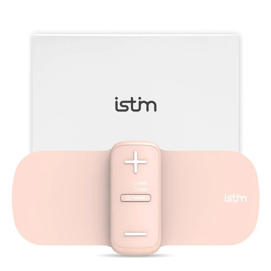 iStim S1 Wireless TENS Unit for Menstrual Relief – Period Pain Relief Device for Period Cramps and Back Pain, TENS Machine with Heat, Rechargeable Drug-Free TENS Massager with Japanese Gel Pads iSTIMBuy Supplements Australia