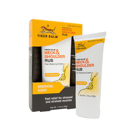 Tiger Balm Neck & Shoulder Rub Vanishing Scent 1.76 oz (Pack of 2) Tiger BalmBuy Supplements Australia