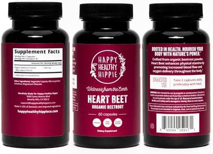 Beetroot Capsules & Organic Maca Energy Pills & Libido Enhancer