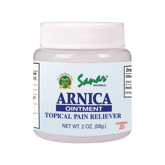 Sanar Naturals Clear Arnica Ointment 2 oz - for Pain Relief and Bruises – Soothing Relief of Muscles Soreness, Joint Pain, Lower Back Pain, and Body - with Menthol and Camphor Sanar NaturalsBuy Supplements Australia
