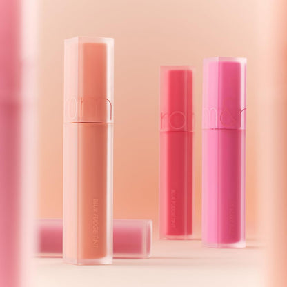 rom&nd OVEEER Shade Series Blur Fudge Tint | Silky Matte Lipstick for Velvety Smooth Lips | Long-Lasting Stain, Wrinkle Blurring, Moisturizing Formula | 16 Burnt Orange | Lip Stain Long Lasting Waterproof | Buildable Matte Blurred Finish | Hydrating Lip S