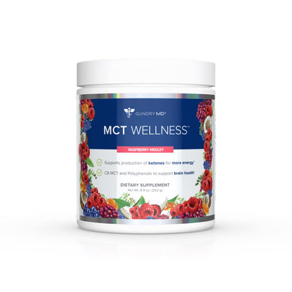 Gundry MD® MCT Wellness Powder, Watermelon Lemonade Flavor, 30 Servings | Support Energy, Ketone Production and Brain Health, Keto Friendly