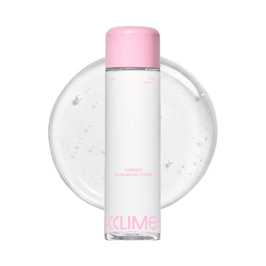 CCLIME Beauty CoreSet Glow Boost Toner, Dual-Layer Hydrating & Firming Facial Toner with Peptides, Rose PDRN & Antioxidant Care, for All Skin Types