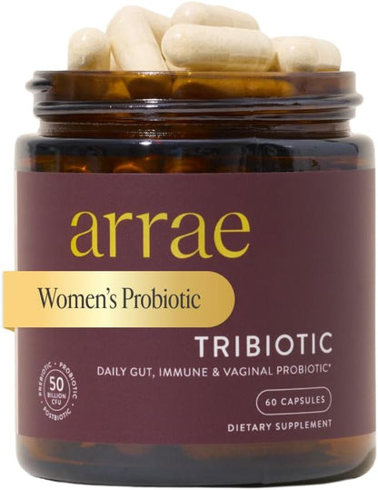 Tribiotic Women's All-in-1 Probiotic, 50B CFU, Gut & Vaginal Health, 60 Ct