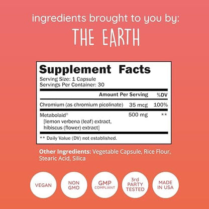 Happy Healthy Hippie Lighten Up Weightloss Supplement (Metabolaid™ + Chromium) & Be Grounded Stress Relief Supplements
