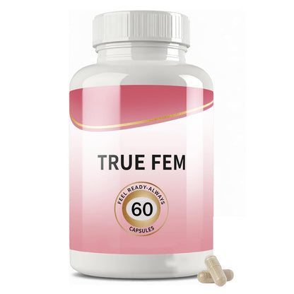 Aultink True Fem - Feminine Probiotics Vitamin Capsulas for Women 60 Count