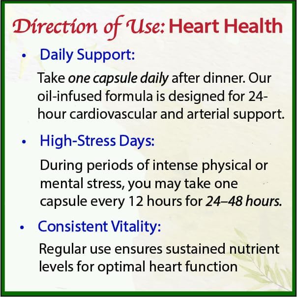 Bodymune Heart Health Blend Cholesterol Support – Organic Cardiovascular & Circulation Supplement – with Green Tea, Pomegranate & Black Seed Oil – 30Capsules – USDA Organic, Vegan
