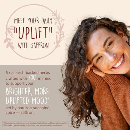 Happy Healthy Hippie Joy-Filled with Saffron Mood Support Supplement & A Little Pick Me Up Natural Energy Pills