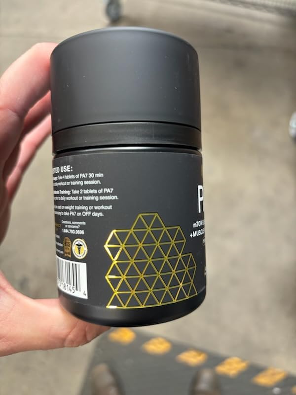 HPN PA(7) Phosphatidic Acid Muscle Builder Top Natural Muscle Builder - Boost mTOR | Build Mass and Strength from Your Workout | 10 Day Supply | Mediator phosphatidic acid with L-leucine supports protein synthesis, lean muscle and strength from training;