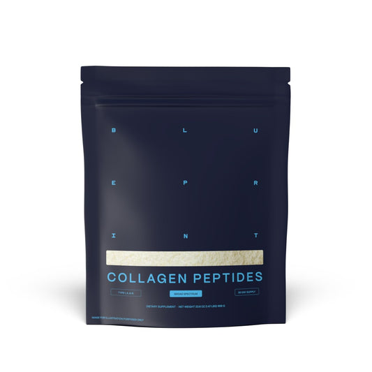 Blueprint Bryan Johnson Hydrolyzed Collagen Peptides Powder – Type I, II & III Collagen for Women & Men – Unflavored Protein Supplement for Hair, Skin, Nails, Joints & Cartilage – 20g – 30 Servings Blueprint Bryan Johnson buy supplements Au