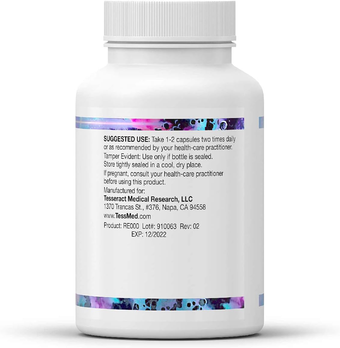 Tesseract Medical Research Ultra Lung and Stress Management, Respiratory Health Support Supplement (90 Capsules) and Stress Relief & Mood Support Supplement (45 Capsules)