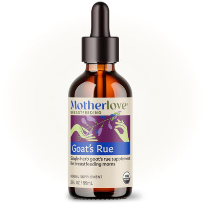 Motherlove Goat’s Rue (2 Ounce Tincture) Lactation Supplement for Breast Tissue Development & Breast Milk Supply Optimization