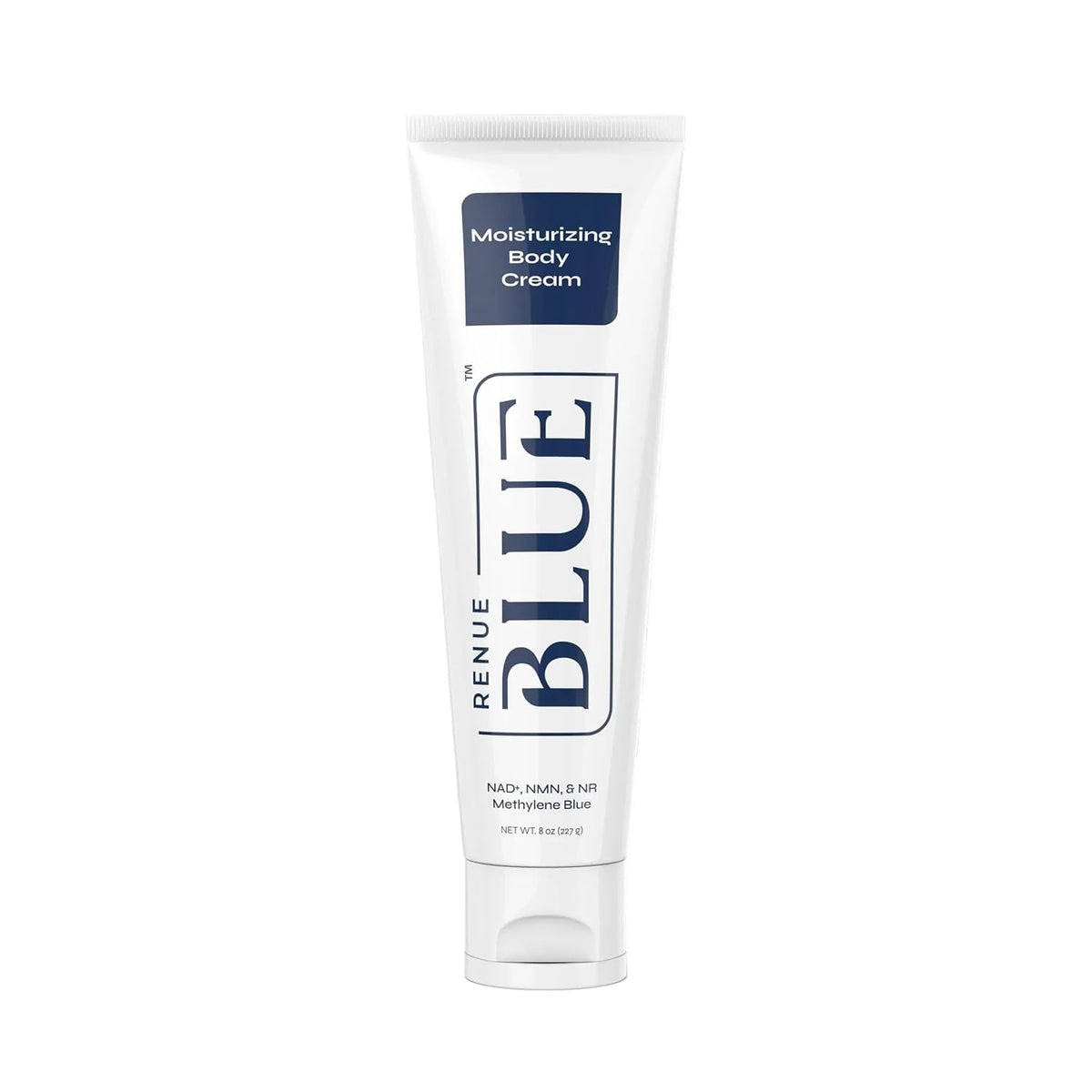Renue Blue Methylene Blue Moisturizing Body Cream – Liposomal NAD+ Complex with Antioxidants, Peptides, and Botanical Extracts for Hydrated, Healthier‑Looking Skin
