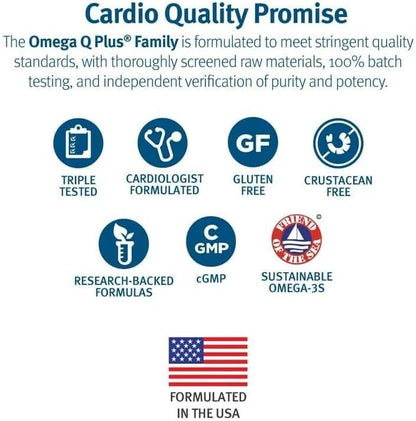 Dr. Sinatra Omega Q Plus Ultra with Resveratrol for Heart & Healthy Aging