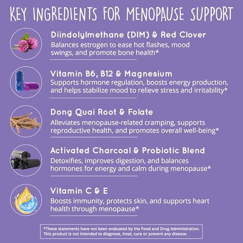 Go With The Flow Menopause Support & Vegan Collagen Builder Collagen Pills
