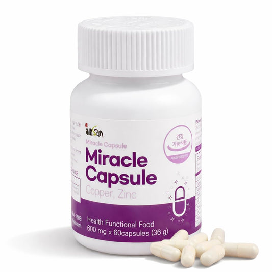 Insan Miracle Capsules with 9X Roasted Bamboo Salt – Daily Multivitamin & Mineral Supplement with Nandamban for Energy, Immune Health & Natural Detox Support – 60 Capsules INSAN BAMBOO SALTBuy Supplements Australia