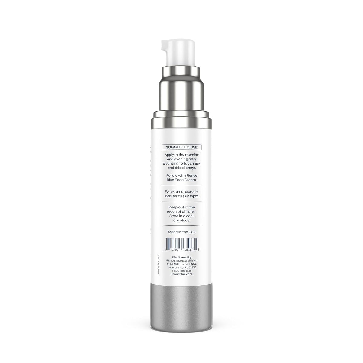 Renue Blue Methylene Blue Face Serum - Liposomal NAD+ Complex and Nutrients for Skin Rejuvenation, Deep Hydration, and Anti-Aging Support