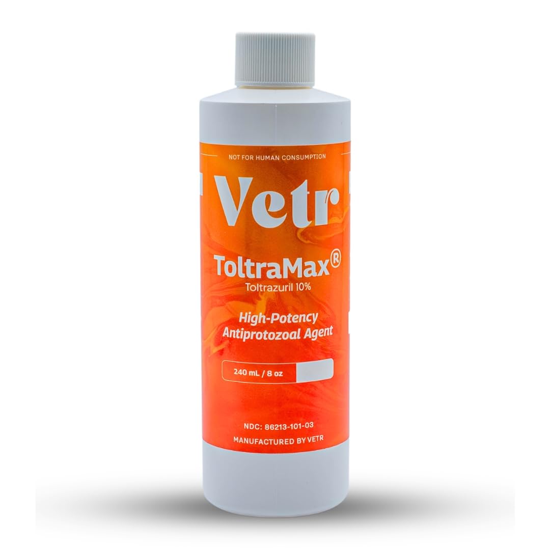Toltrazuril 5.0% for Horses, Dogs, Cats, 60mL/2 Ounce, for Non-Food Chain Animals