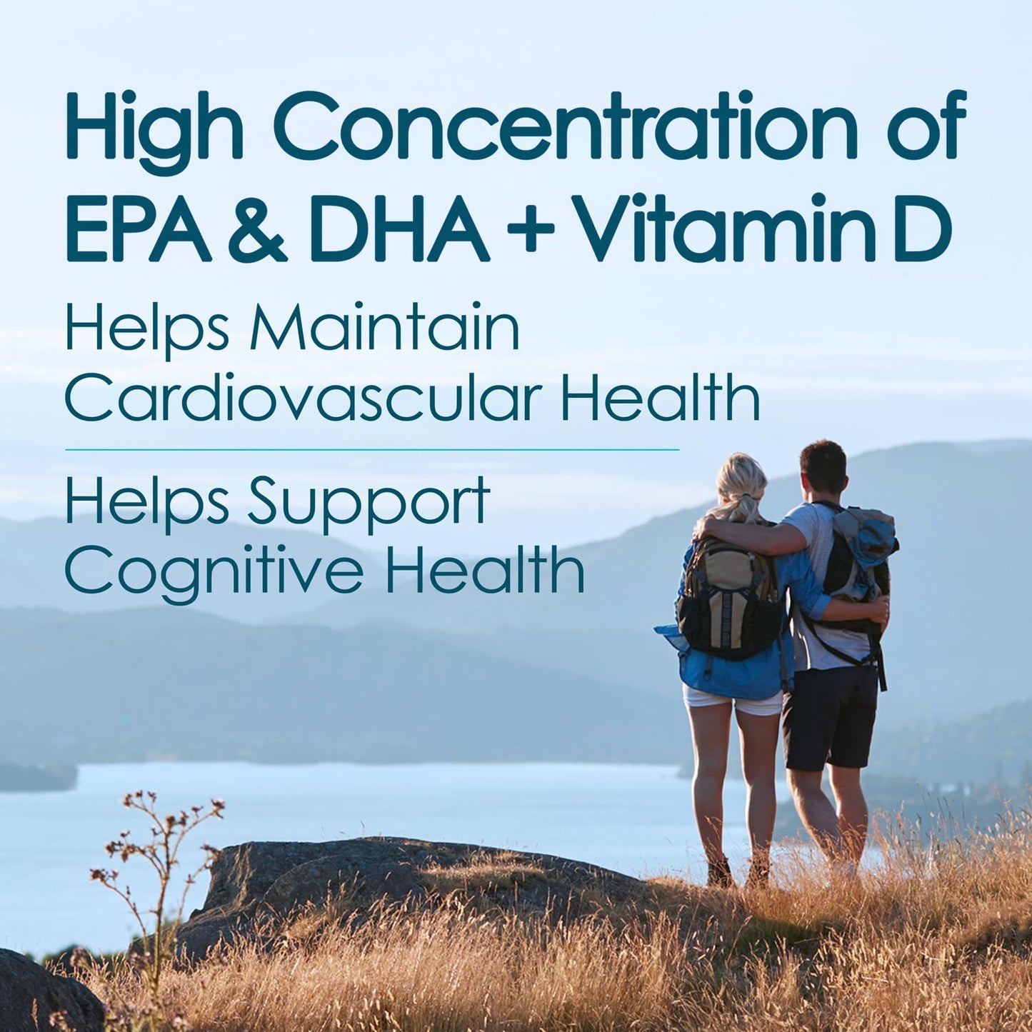 5X Ultimate Strength Omega 3 Fish Oil Liquid with Vitamin D, Burpless Liquid Fish Oil Supplements with High EPA and DHA Omega - dailyvitalstore