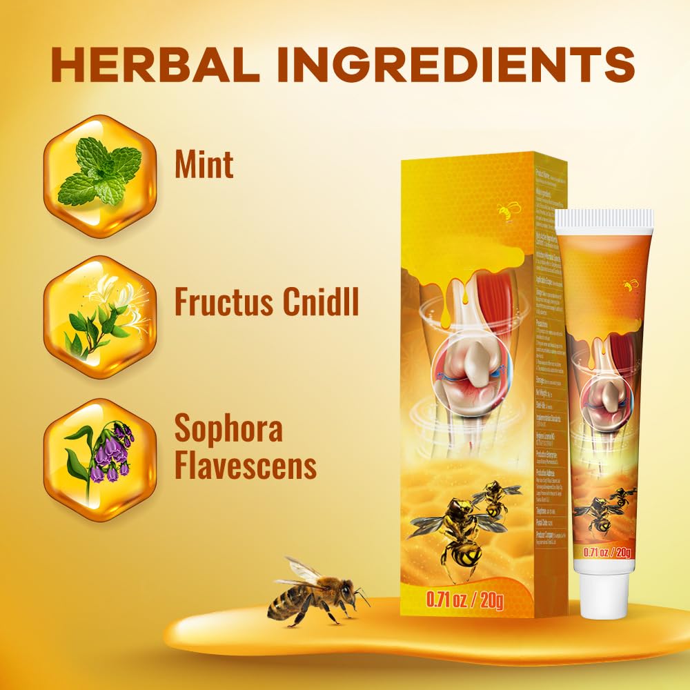 6 Pack Beevenom New Zealand Bee Venom Gel, Bee Venom Cream New Zealand Gel Joint Cream of Neck, Knee, Shoulder, Waist, Leg TW23 FEDRUGAO-1207-1 - dailyvitalstore