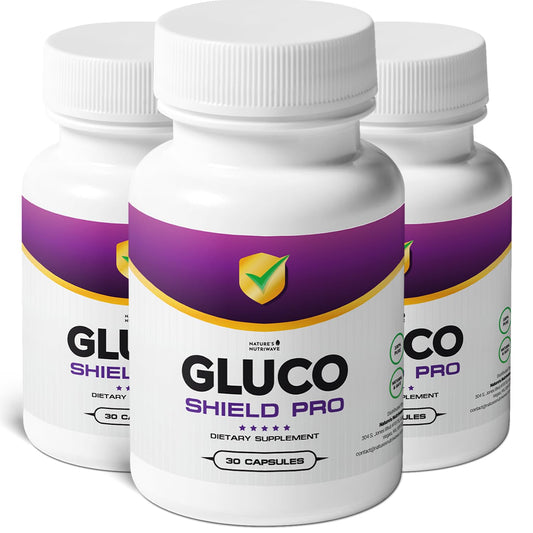 GlucoShield Pro - Natural Supplement with Vitamins B1, B2, B6, Magnesium, Zinc & Calcium | Non-GMO, Stimulant-Free, Easy-to-Take | Made in the USA, GMP-Certified | 30 Capsules, 3 Month Supply Nature’s NutriWaveBuy Supplements Australia