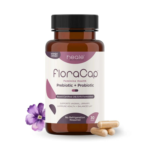 FloraCap Vaginal Probiotics for Women - 30 Oral Capsules - Heale Doctor Formulated Probiotics for Feminine Health, pH, Urinary Tract & Healthy Vaginal Flora - Reduce Odor, Itching, & Discomfort FloraCapBuy Supplements Australia