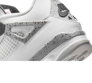 Nike Mens Air Jordan 4 Retro Running, SUMMIT WHITE/FIRE RED-CEMENT GREY-BLACK, 8 UK (9 US)