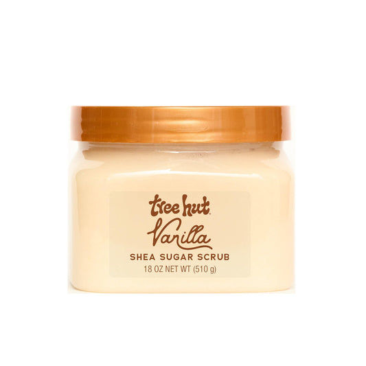 Tree Hut Vanilla Shea Sugar Scrub, Easter Gifts for Women, Exfoliating & Hydrating Body Scrub with Shea Butter & Essential Oils