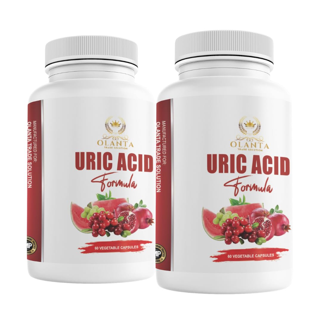 Generic Uric Acid Advanced Formula - URIC Acid Complex - antioxidants Supplements for Women, Water Away, Pomegranate, Tart Cherry, Green Coffee Beans,