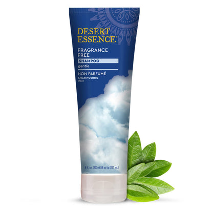 Desert Essence Fragrance Free Shampoo with Jojoba and Green Tea, 8 fl oz