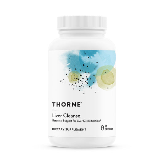 THORNE - Liver Cleanse - Milk Thistle & Berberine Supplement with Burdock & Chicory Extracts - Herbal Blend Supports the Liver’s Natural Detoxification Function