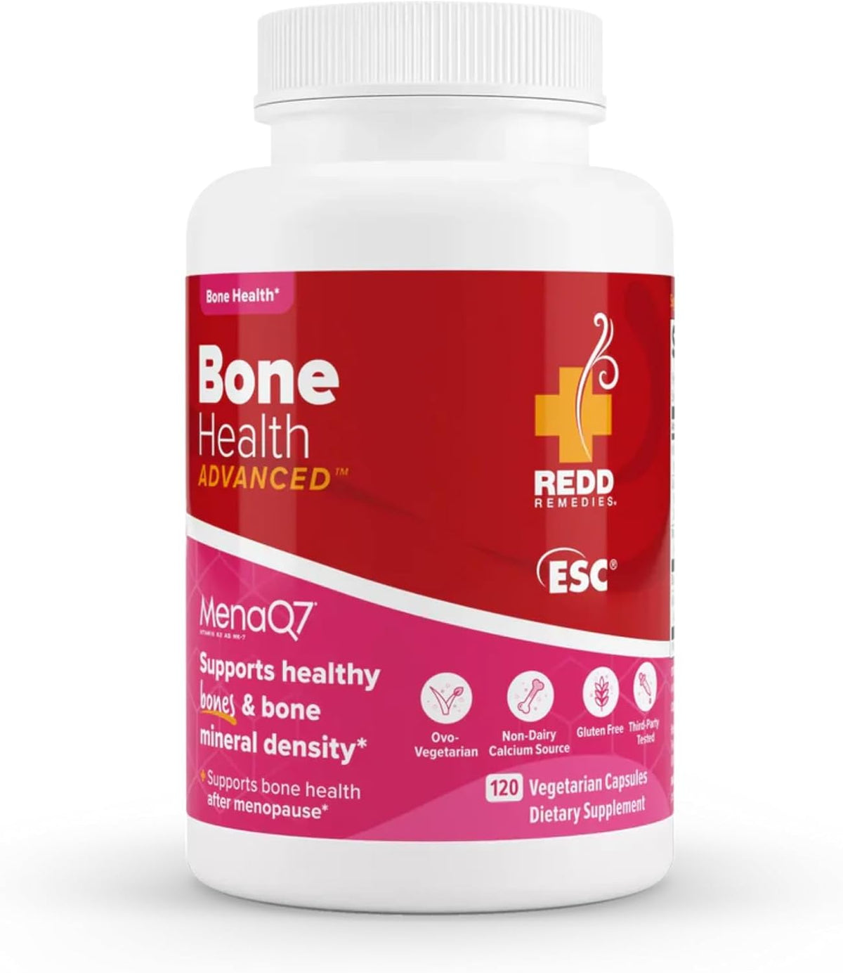 Redd Remedies Bone Health Advanced, 120 Capsules, and Joint Health Original, 90 Capsules