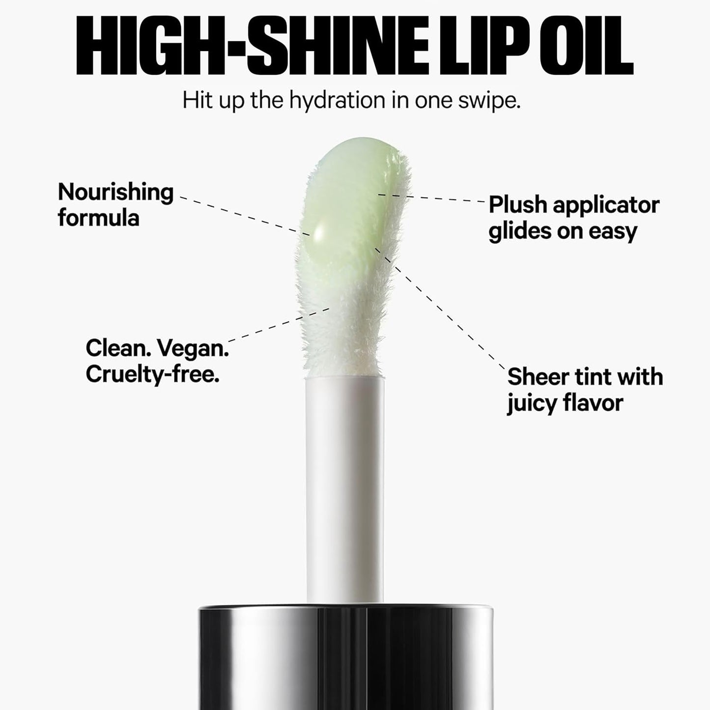 Milk Makeup Mini 12HR Hydro Grip Primer + Full Size KUSH Lip Oil Gift Set – Hydrating Face Primer + Clear Lip Gloss – Travel Friendly, All-Day Wear