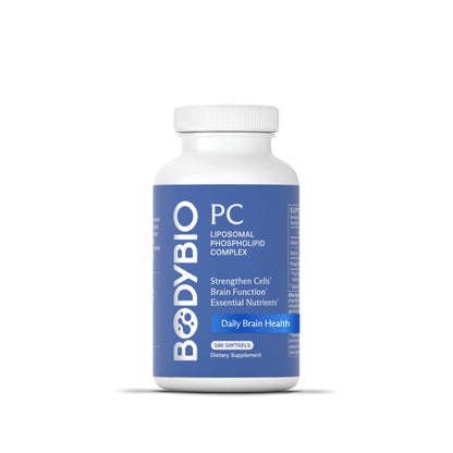 BodyBio PC - Phosphatidylcholine for Brain, Cellular & Cognitive Health | Mental Clarity, Healthy Aging & Gentle Daily Detox