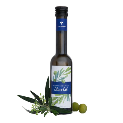 Gundry MD® Organic Extra Virgin Polyphenol-Rich Moroccan Olive Oil | Robust & Peppery Flavor, Cold Pressed, Wellness Supplement, USDA Organic, Best Results when Consumed as Supplement Shot