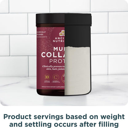 Ancient Nutrition Collagen Peptides Powder, Multi Collagen Protein, Women & Men, Vitamin C, Probiotics, Hydrolyzed Collagen, Supports Skin, Joints, Gut Health, Unflavored, 40 Servings Ancient Nutrition buy supplements Au