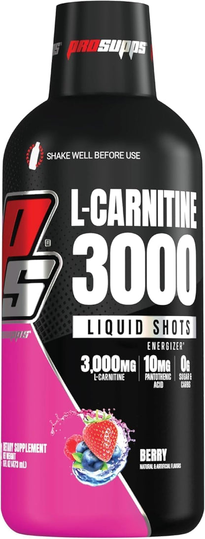 ProSupps L-Carnitine 3000 Stimulant Free Liquid Shots (31 Servings, Berry) and Mr. Hyde Signature Series Pre-Workout Energy Powdered Drink (30 Servings, Watermelon) Bundle