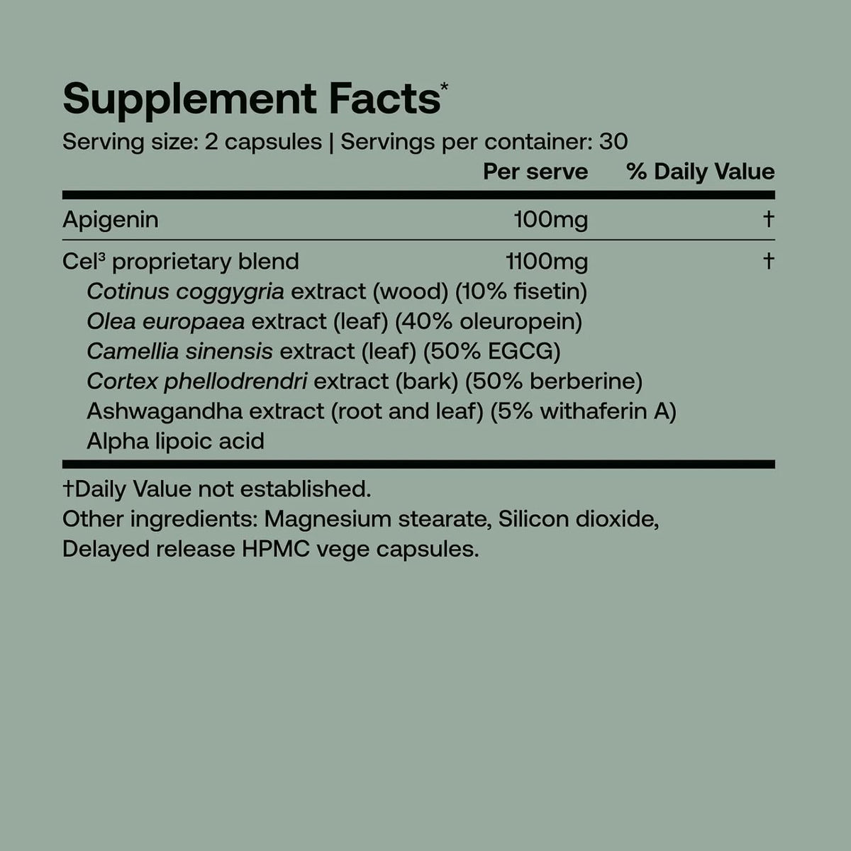 SRW Laboratories Cel³ Renewal | Supports Youthful Cell Function and Renewal, Eliminates Cellular Waste and Supports Healthy Aging | 60 Capsules