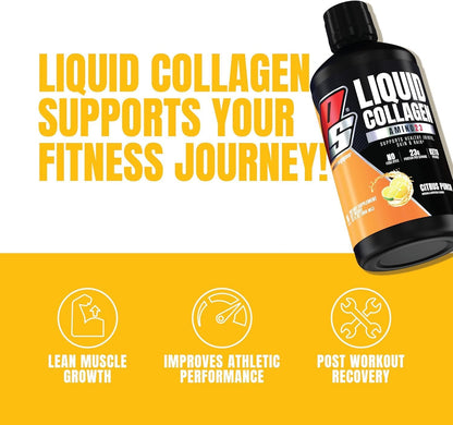 ProSupps L-Carnitine 3000 Stimulant Free Liquid Shots (Dragon Fruit) Amino23 Liquid Collagen Shots (Citrus Punch) Bundle