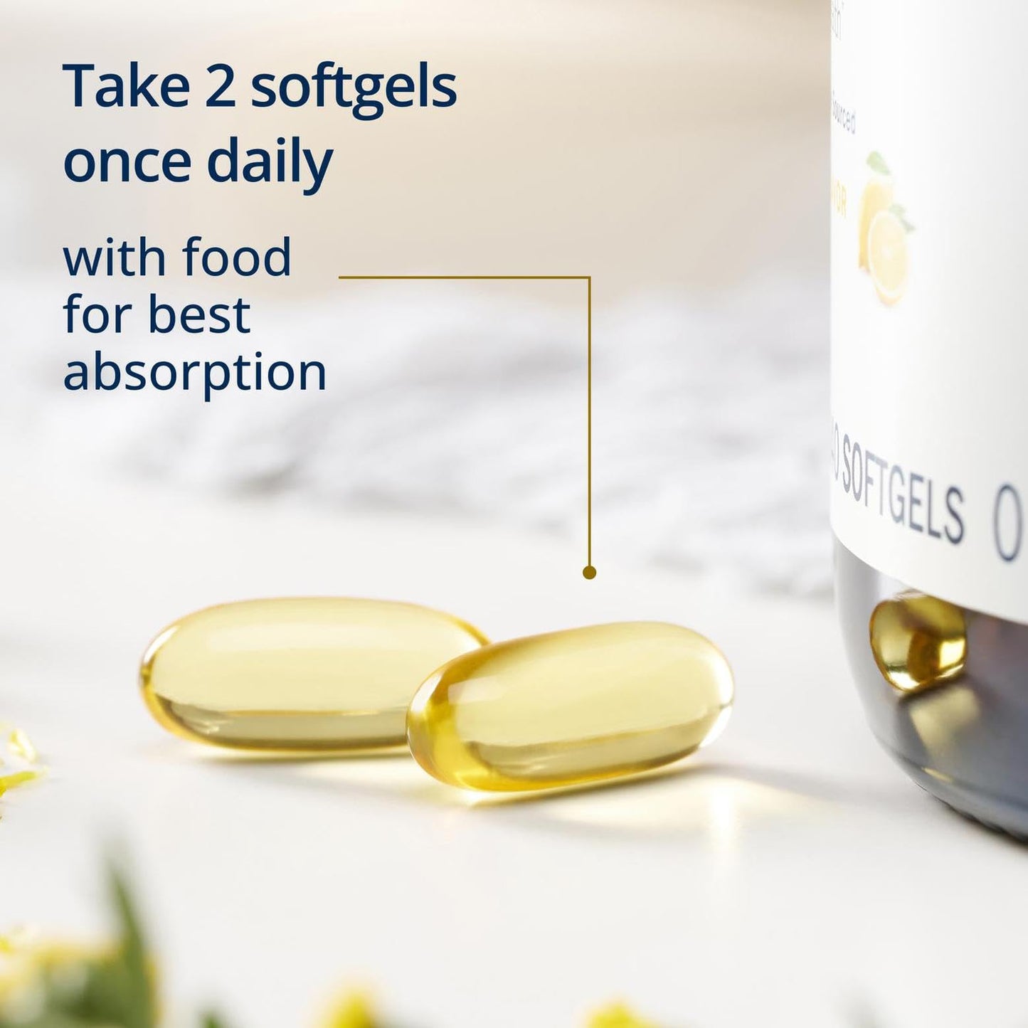 Metagenics OmegaGenics Fish Oil EPA-DHA 720 mg - High Potency Omega-3 Supplement - Supports Heart, Joint, Brain & Immune Health* - Sustainably Sourced,
