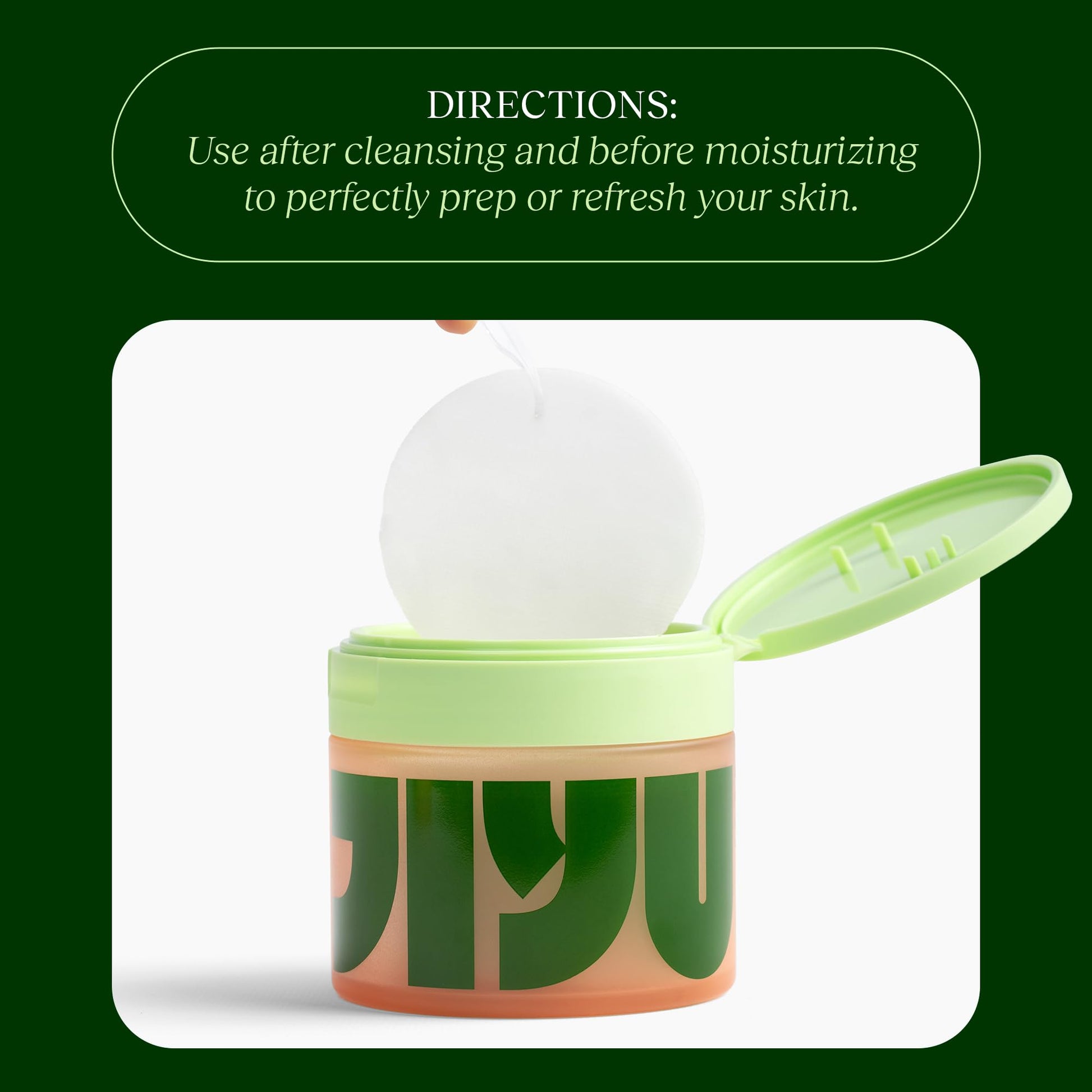 JiYu Toning Polish Pads - Korean Skincare for Dark Spots, Wrinkles & Dull Skin - Hydrating Facial Treatment with Snail Mucin, Niacinamide, Peptides & Centella - 100 Count JiYuBuy Supplements Australia