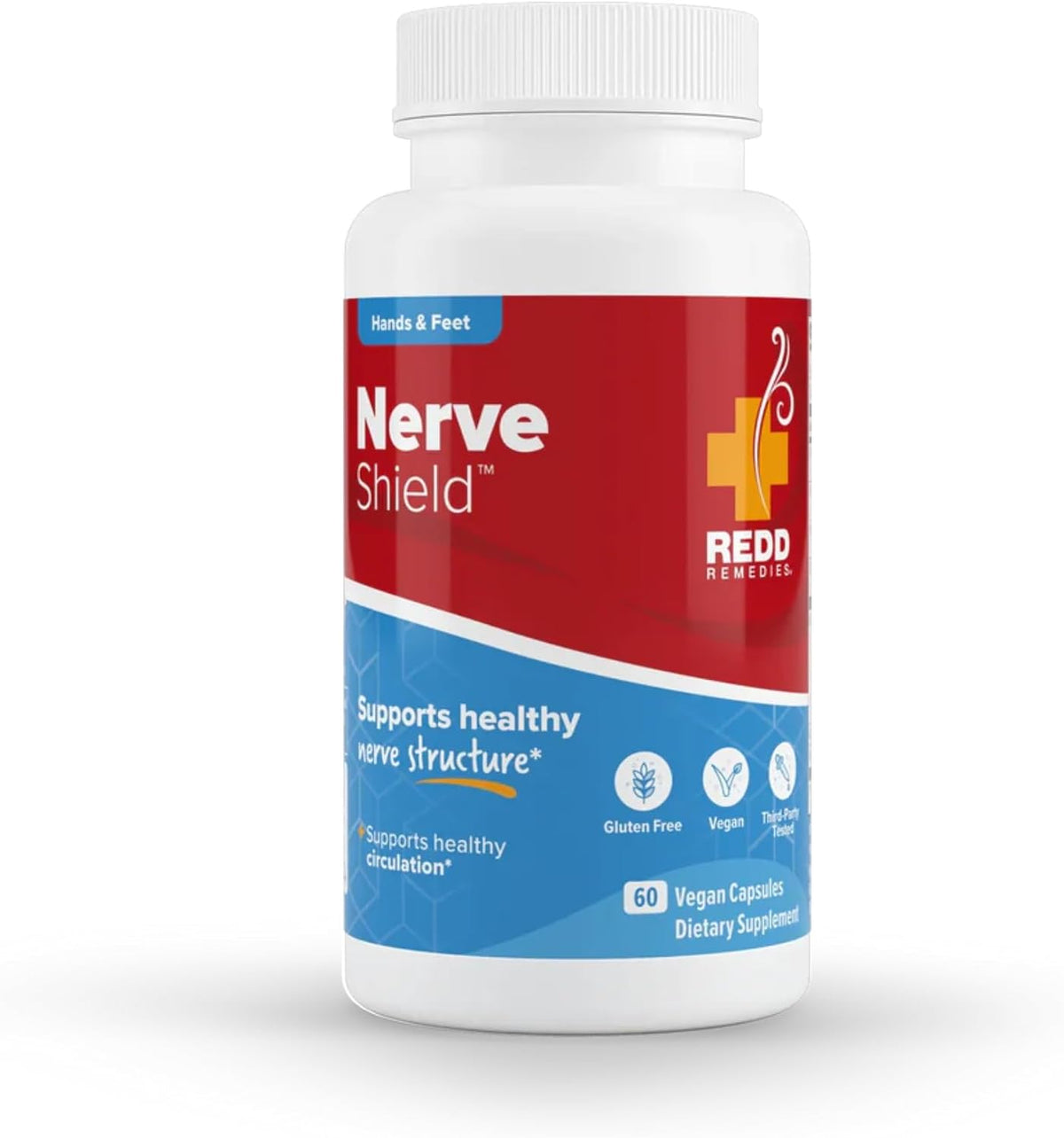 Redd Remedies Nerve Shield, 60 Capsules, and 120/80 Care, 60 Capsules