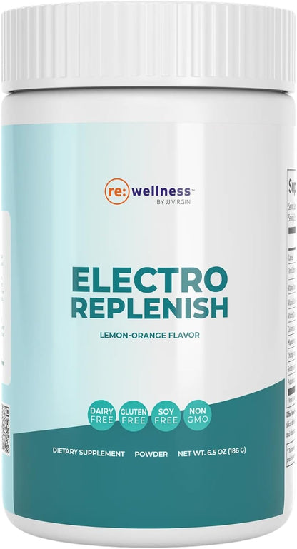 Reignite Wellness by JJ Virgin Hydration & Recovery Bundle | Magnesium Body Calm, 120 Capsules + ElectroReplenish (Lemon-Orange Flavor), 30 Servings