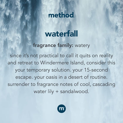 Method Foaming Hand Soap, Waterfall, Paraben and Phthalate Free, 10 Fl Oz (Pack of 1)