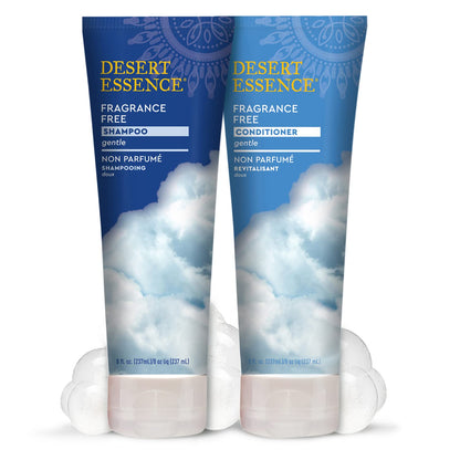 Desert Essence Fragrance Free Shampoo with Jojoba and Green Tea, 8 fl oz