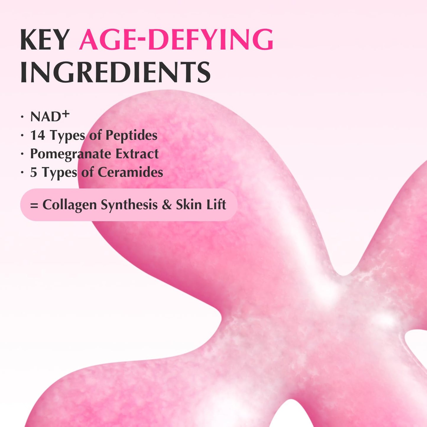 EQQUALBERRY NAD+ Peptide Boosting Serum Double Pack | 14 Peptide Serum for Face, Neck & Body | Niacinamide 2% & Vegan Collagen for Anti-Aging, Firming&Lifting | Korean Skincare, 1.01 fl oz (Pack of 2)