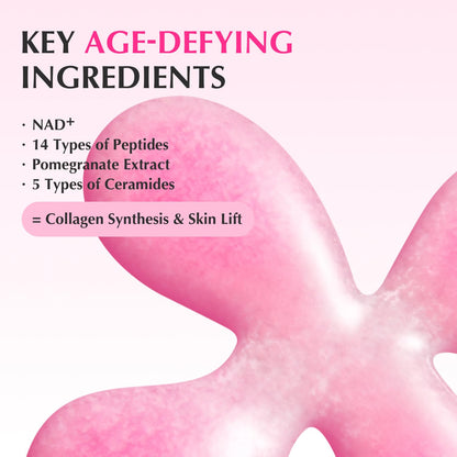 EQQUALBERRY NAD+ Peptide Boosting Serum Double Pack | 14 Peptide Serum for Face, Neck & Body | Niacinamide 2% & Vegan Collagen for Anti-Aging, Firming&Lifting | Korean Skincare, 1.01 fl oz (Pack of 2)