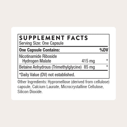 THORNE - NiaCel 400 - NAD Supplement - Nicotinamide Riboside - Supports Healthy Aging, Cellular Energy Production & Sleep-Wake Cycle* - NSF Certified for Sport & Vegan - Gluten-Free - 60 Capsules THORNE buy supplements Au